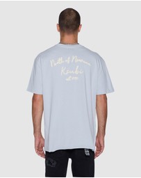 Ksubi - Salud Biggie SS Tee Blue Mist