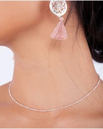 Lovisa - Sterling Silver Fine Ball Chain Choker