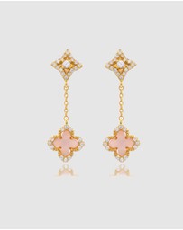 Georgini - Sydney Soirée Fairwater Mother of Pearl Drop Earrings Gold