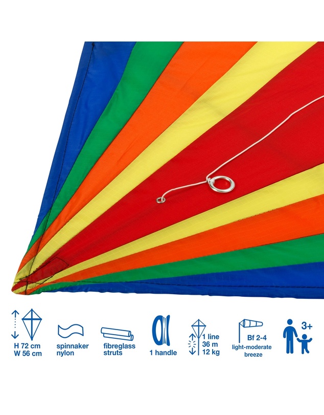 Freeplay Kids - Rainbow Delta Fun Kite