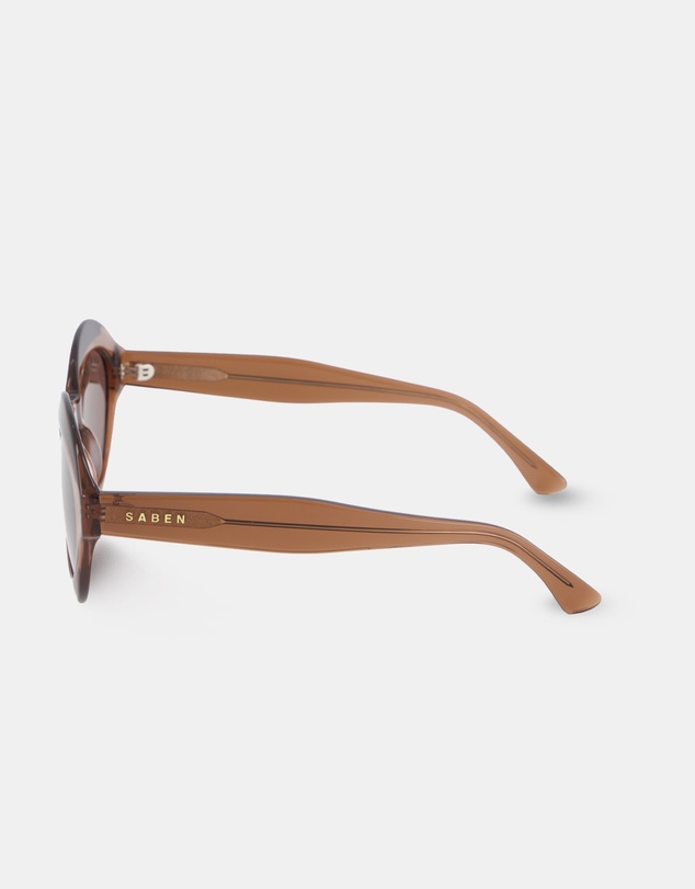 SABEN - Cosmo Sunglasses Sheer Brown