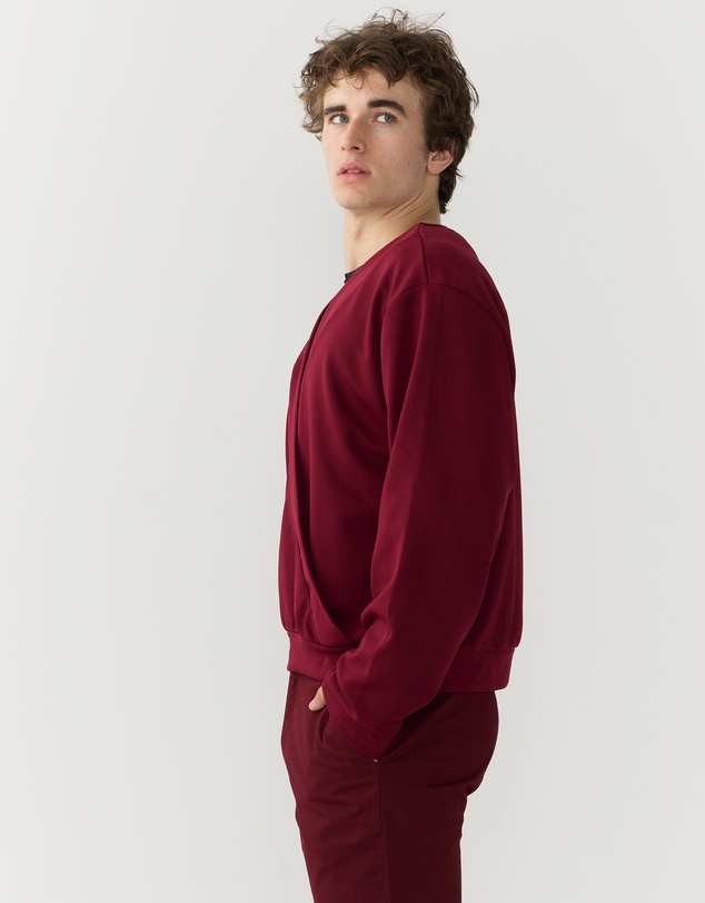Justin Cassin - Harvey Crossover V-neck Top