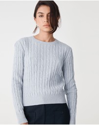 Forcast - Juanita Cotton Cable Knit