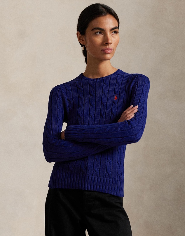 Polo Ralph Lauren - Cable-Knit Cotton Crewneck Sweater