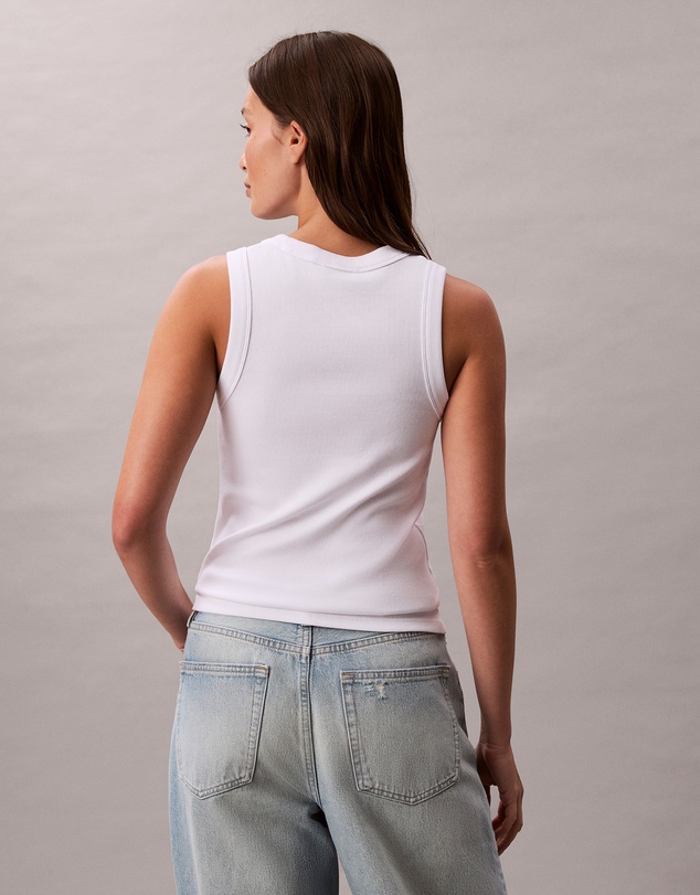 Calvin Klein Jeans - Monologo Rib Tank Top