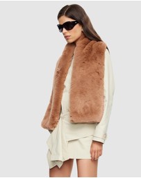 Lioness - Carmela Faux Fur Scarf