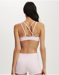Cotton On Body Active - Ultra Soft Scrunch Front Strappy Crop