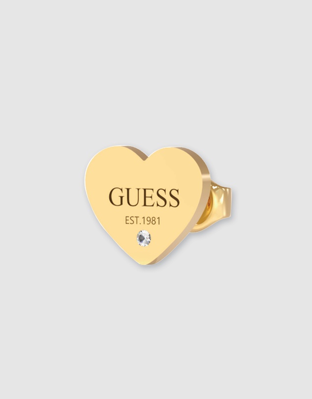GUESS - Guess Emblazed Studs Party Gold Tone