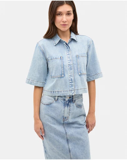 Seed Heritage - Denim Boxy Shirt