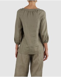 Amelius - Telopea Linen Blouse