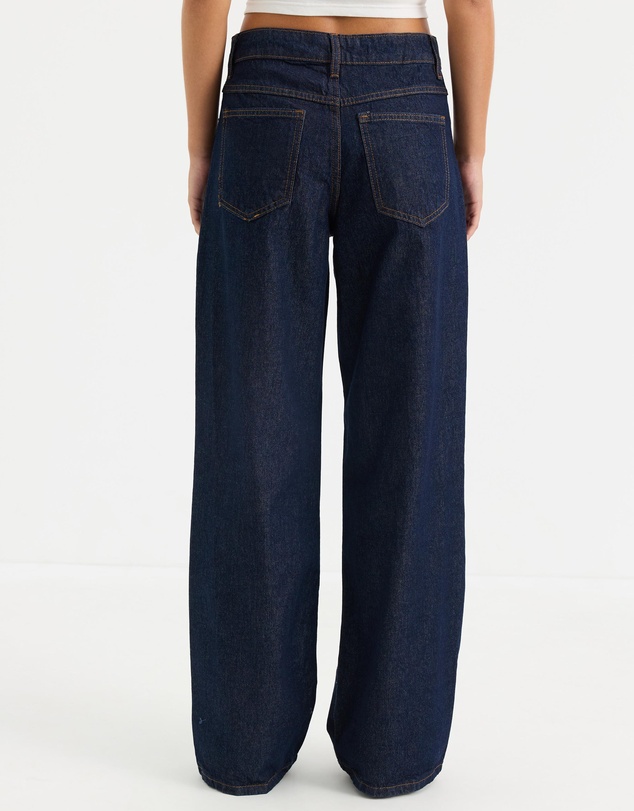 Calli - Tyla Mid Rise Baggy Jeans