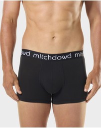 Mitch Dowd - Mens Plain Bamboo Trunk 3 Pack - Multi