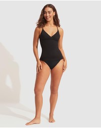 Seafolly - Wrap Front Singlet Swimsuit