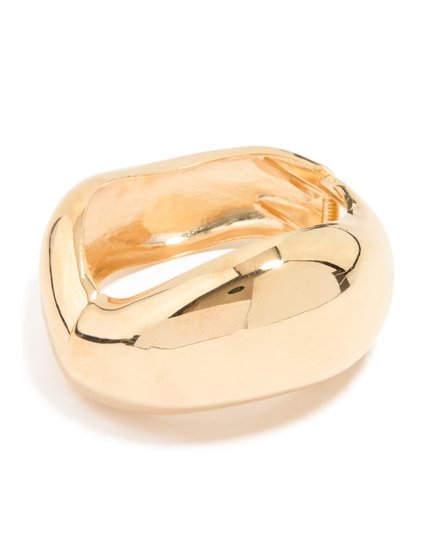 Lovisa - Gold Thick Wave Bangle