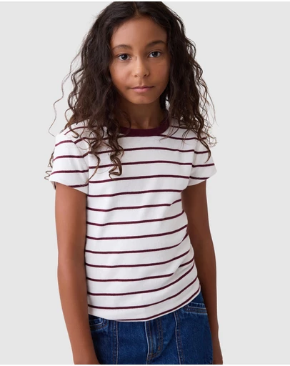 GAP - SS Perfect Rib Tee - Kids-Teens