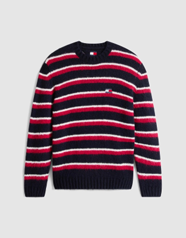 Tommy Jeans - Regular Badge Stripe Sweater