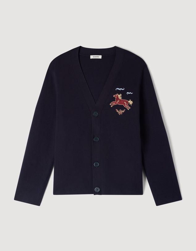 Sandro - Horse Cardigan