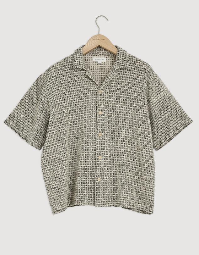 Revibe - Repaired Assembly Label Cotton Short Sleeve Shirt