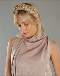 Morgan & Taylor - Zelda Headband in Gold