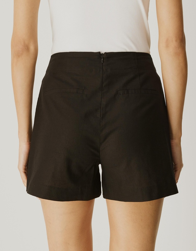 Atmos&Here - Nima Tailored Linen Blend Shorts