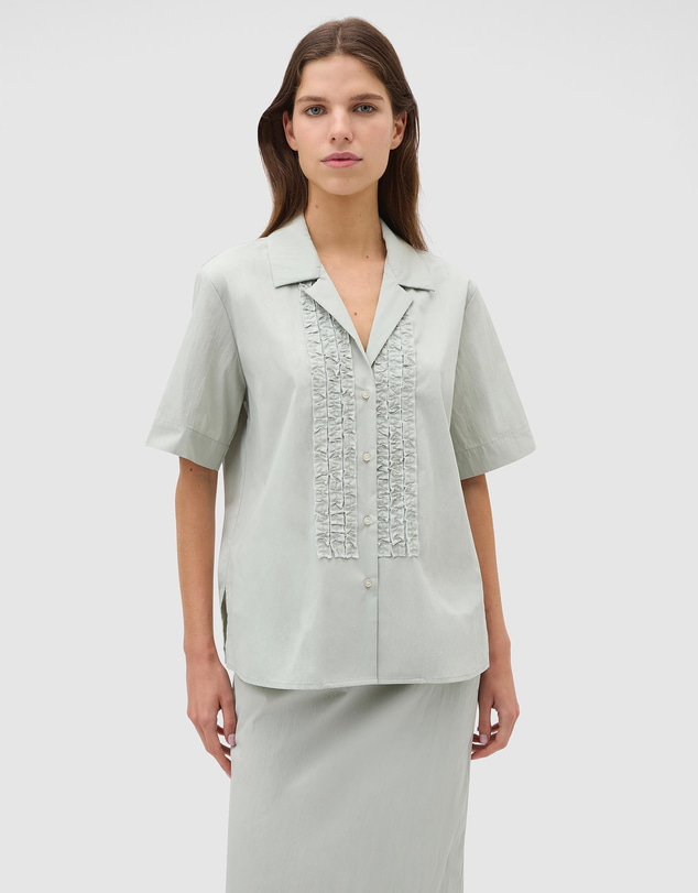 Oroton - Posy Ruffle Shirt