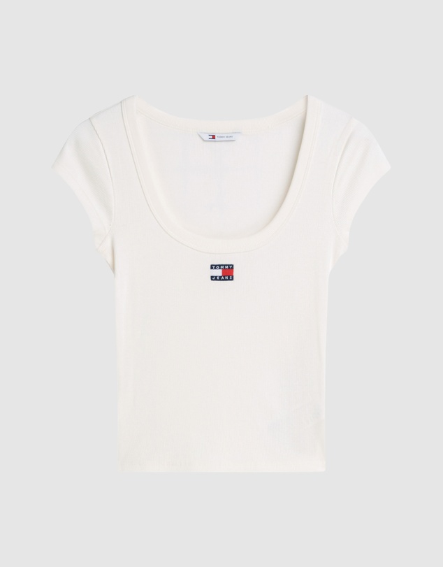 Tommy Jeans - Slim Rib Badge Tee