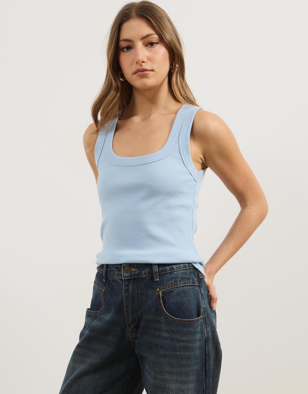 Atmos&Here - Organic Cotton Scoop Tank