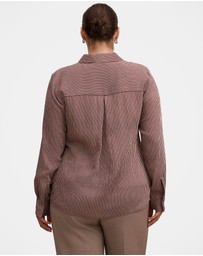 Forever New Curve - Solara Curve Striped Shirt