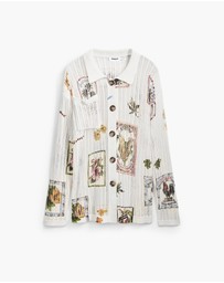 Desigual - Stamp cardigan