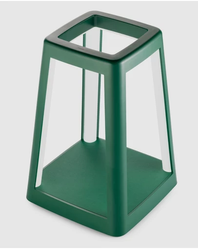 Lexon - Lexon Lantern Portable Lamp With Built-In Wireless Charger - Green
