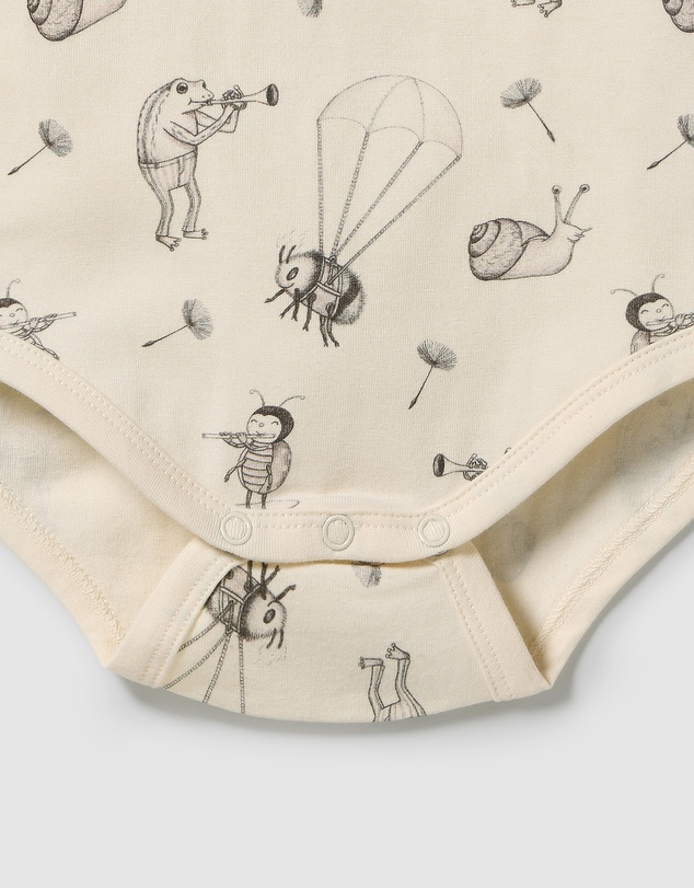 Wilson & Frenchy - Organic Henley Bodysuit - Babies
