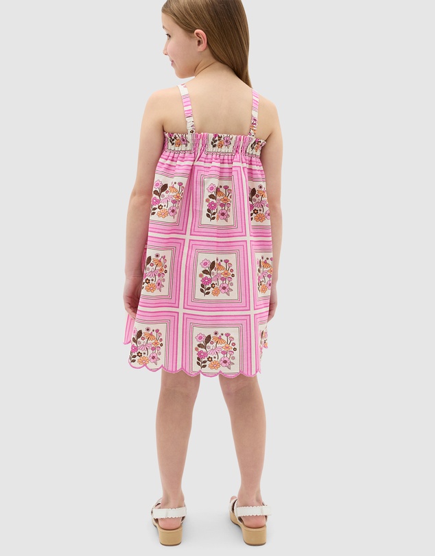 Seed Heritage - Scarf Print Scallop Dress