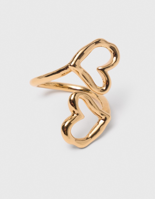 Maje - Double Heart Ring
