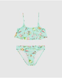 Bluesalt Beachwear - Island Life Rash Top & Matching Bikini Set - Teens