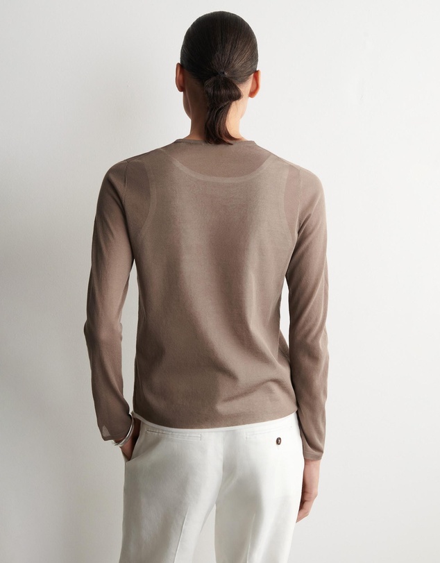 COS - Layered Knitted Long-Sleeved Top