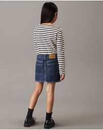 Calvin Klein Jeans - Girls Slim Denim Mini Skirt