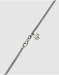 Haze & Glory - ICONIC EXCLUSIVE - Necklace Men Tigers Eye Rectangle 925 Sterling Silver