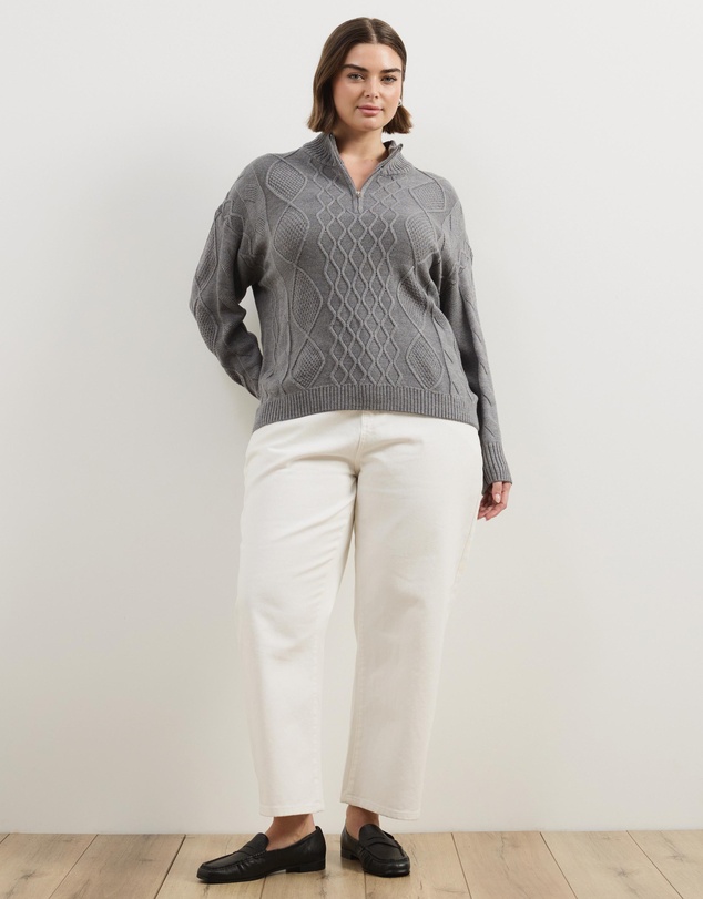 Atmos&Here Curvy - Evie Knit Jumper