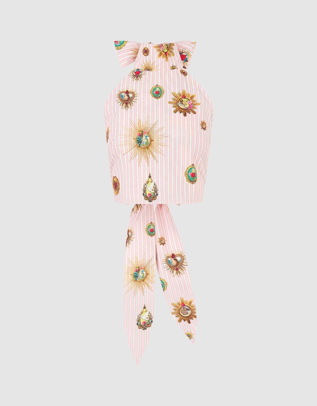 Camilla - Reversible Halter Tie Back Top