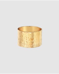 Haze & Glory - ICONIC EXCLUSIVE - Ring Band Feel Alive in 925 Silver gold plated