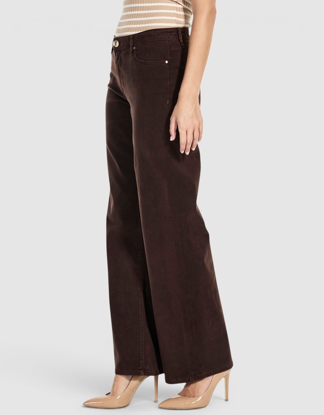 GUESS - Mid-Rise Sexy Palazzo Wide Leg Jeans