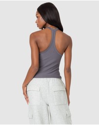 EDIKTED - Racer Back Halter Top