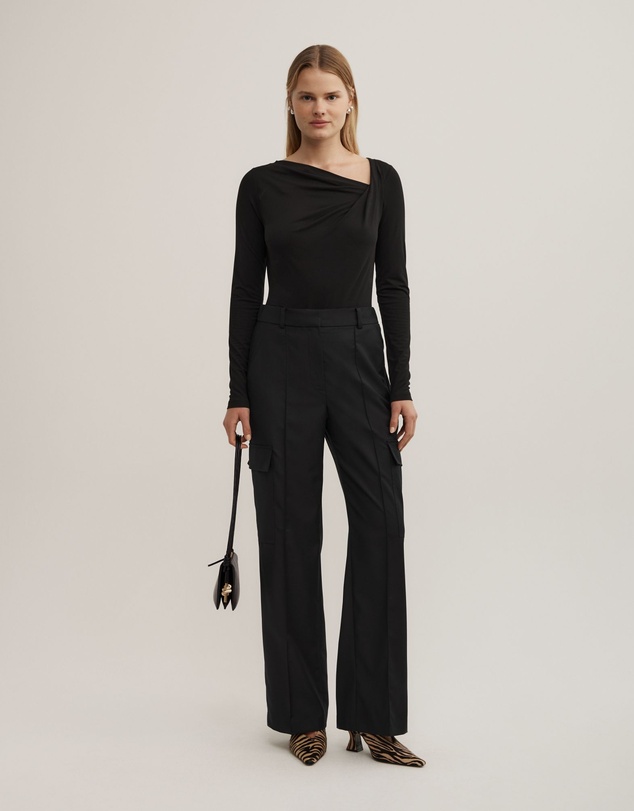 Witchery - Twist Front Long Sleeve Top