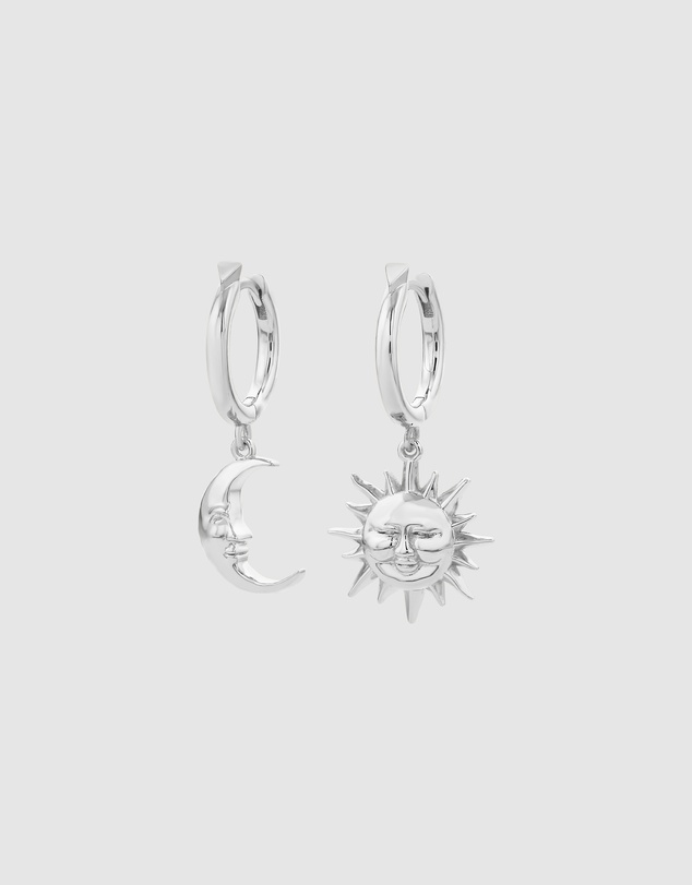 Karen Walker - Sun & Moon Hoops