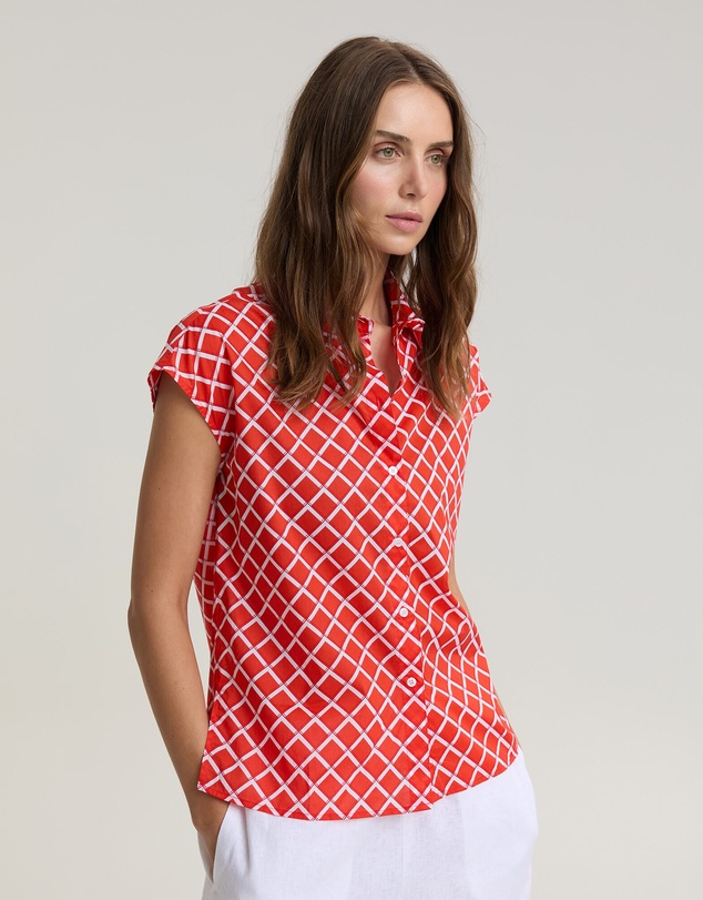 Sportscraft - Geo Lily Voile Shirt