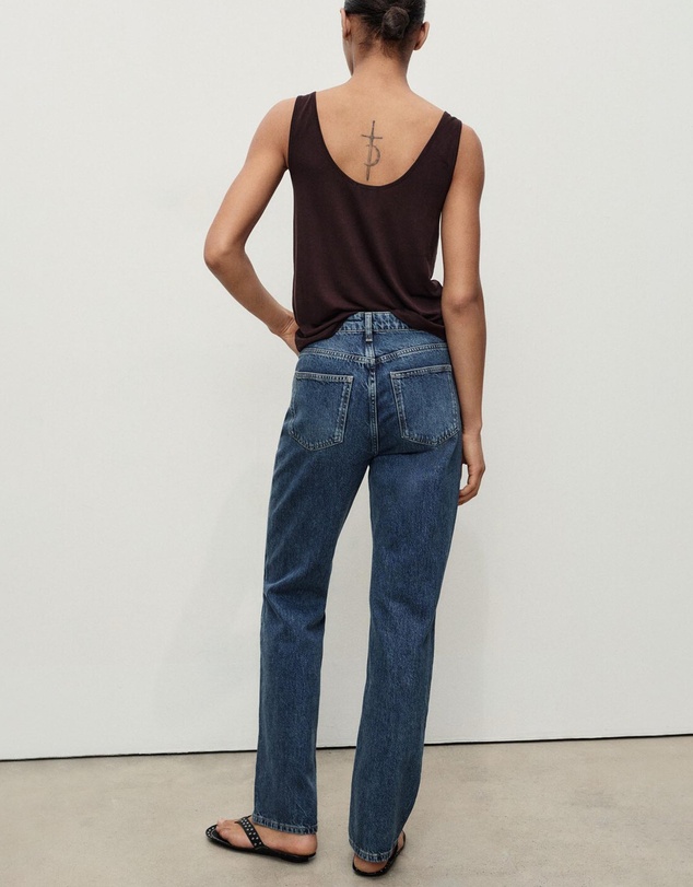 M.N.G - Matilda Medium-Rise Straight-Fit Jeans