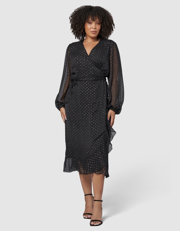 Pink Dusk by Curve Project - Fake Magic Midi Dress