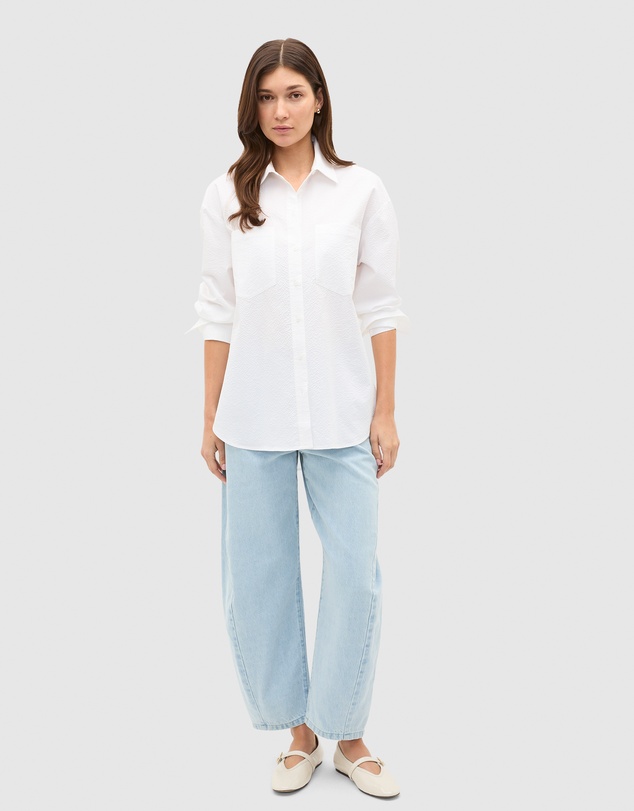 Seed Heritage - Textured Cotton Shirt