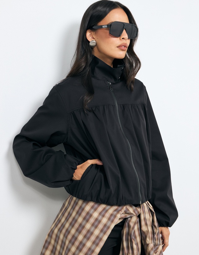 AERE - Isla Lightweight Funnel Neck Bomber