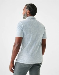 Faherty - Ss Indigo Organic Cotton Polo
